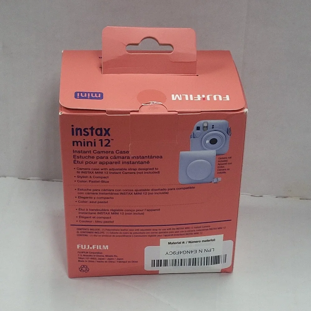 Fujifilm Instax Mini 12 Camera Case - Pastel Blue
